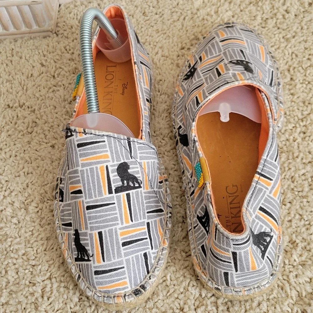 Ubuntu x Disney Espadrille Womens 8.5 Slip On Lion King Simba Hand Made Africa